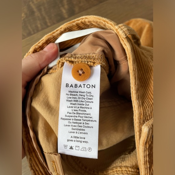 Babaton brown Joey corduroy pants size 4 - Picture 8 of 9